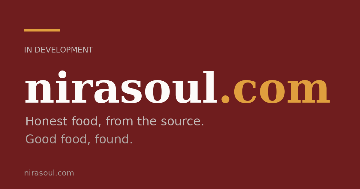 Link preview image for nirasoul.com